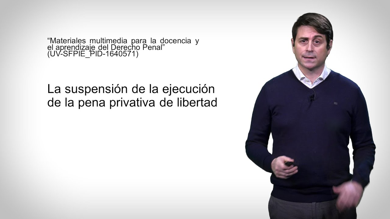 suspensión de la pena privativa de libertad