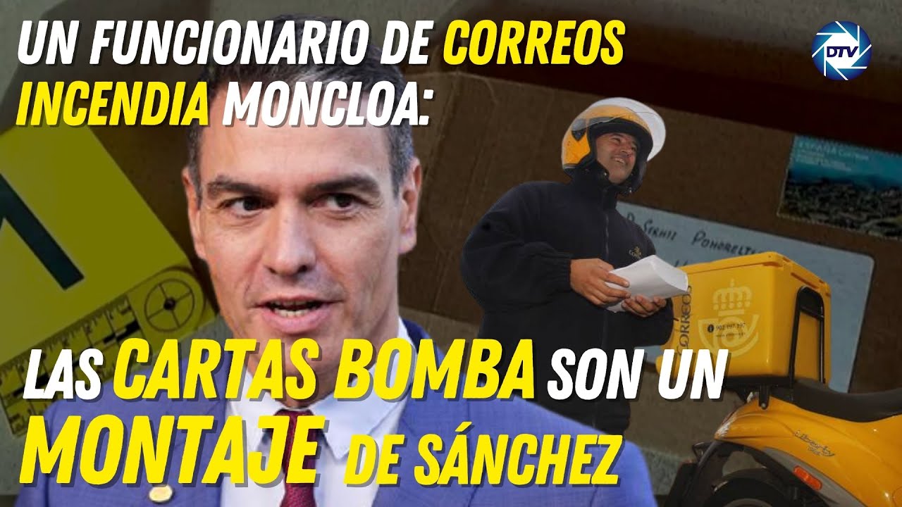 un funcionario de correos incendia moncloa