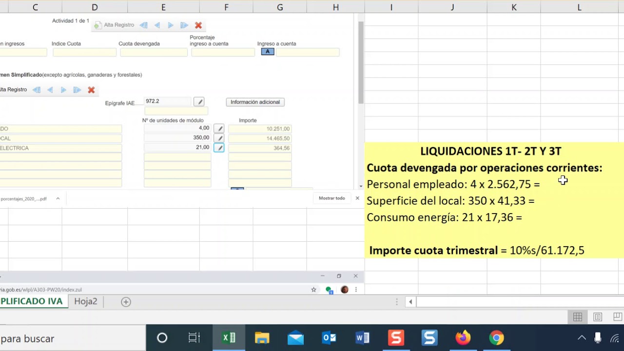 actividades en regimen simplificado de iva