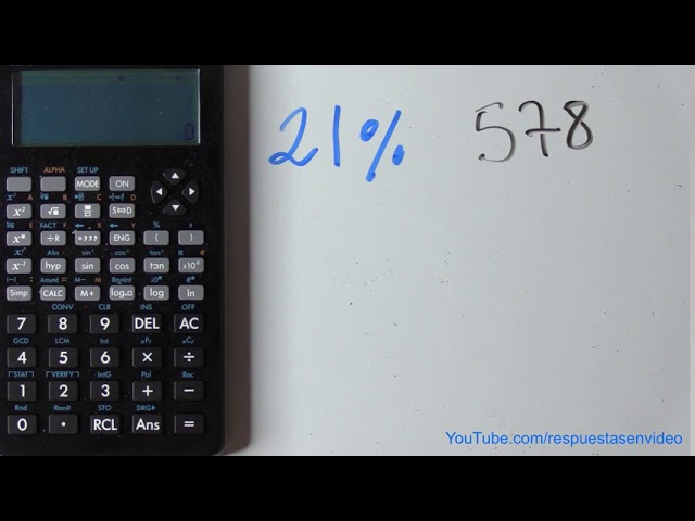 como hacer el 21 por ciento