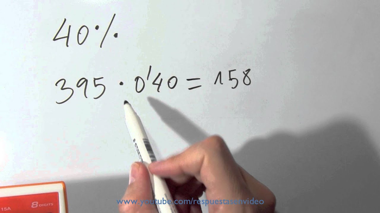 como se calcula el 40 por ciento
