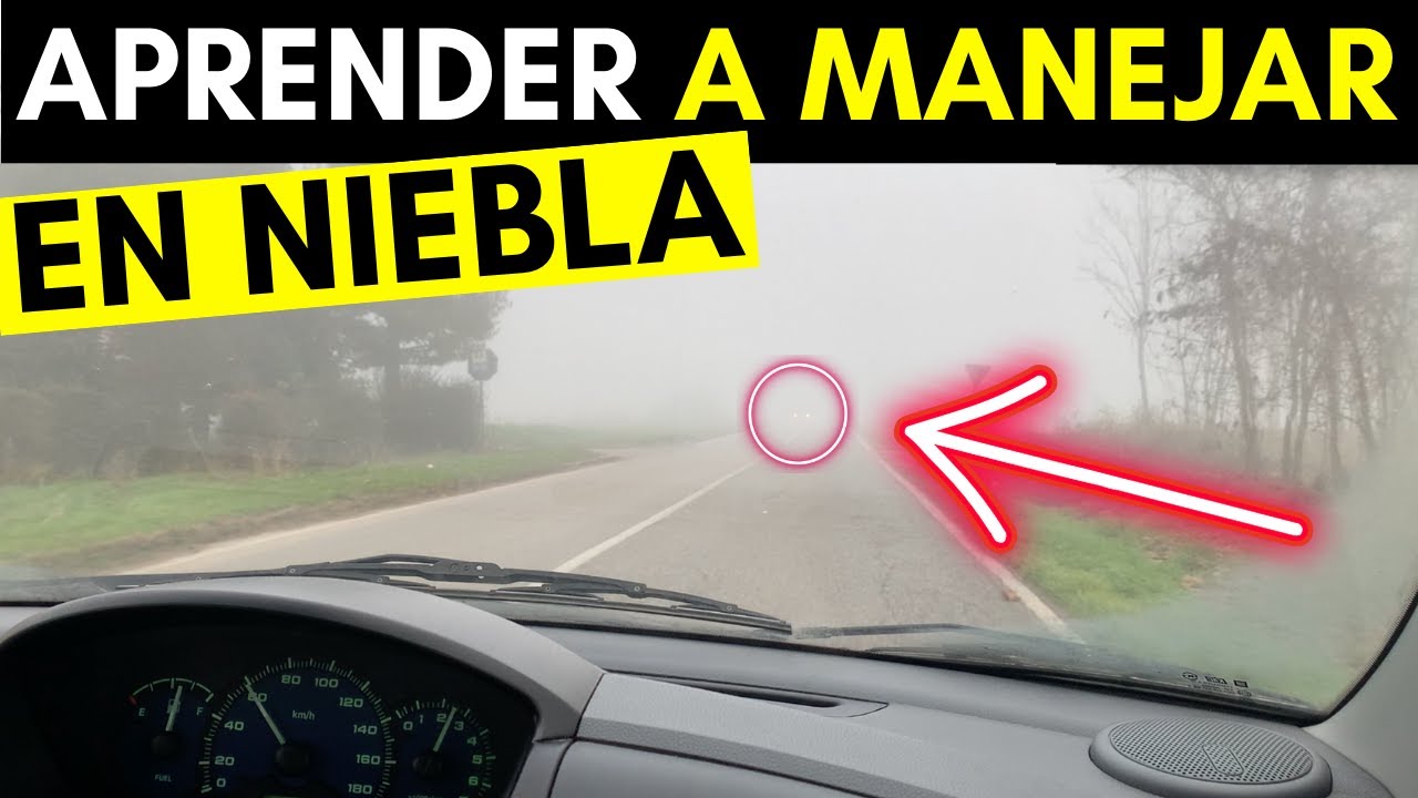 con niebla debe modificar su velocidad