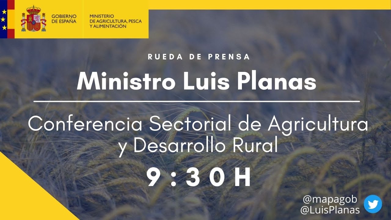 conferencia sectorial de agricultura y desarrollo rural