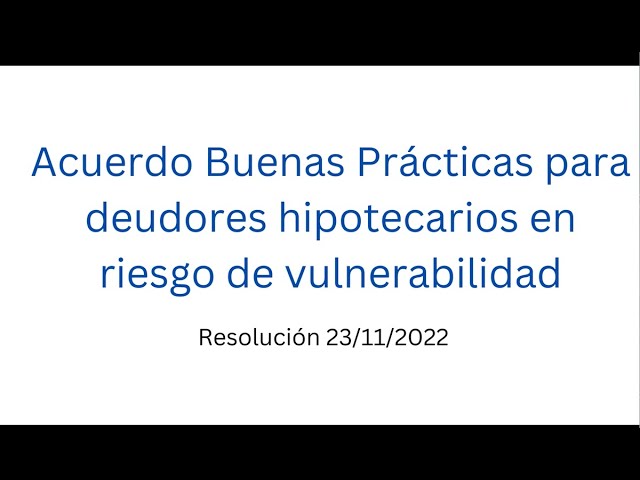 deudores hipotecarios en riesgo de vulnerabilidad