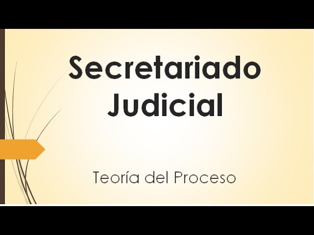 diferencia entre secretario judicial y juez