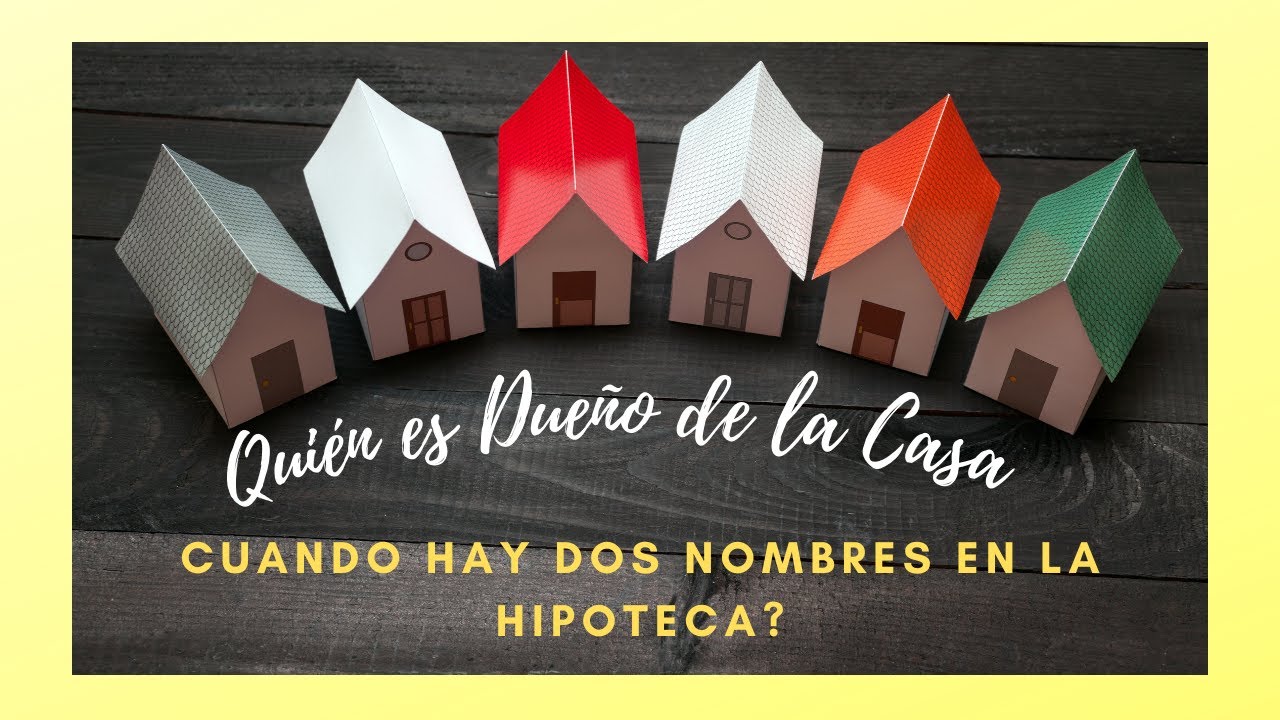 dos propietarios uno solo paga hipoteca