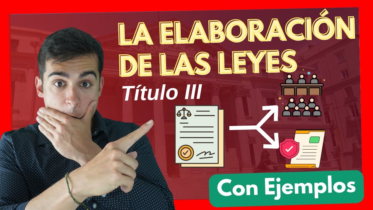 esquema elaboración de las leyes constitución española