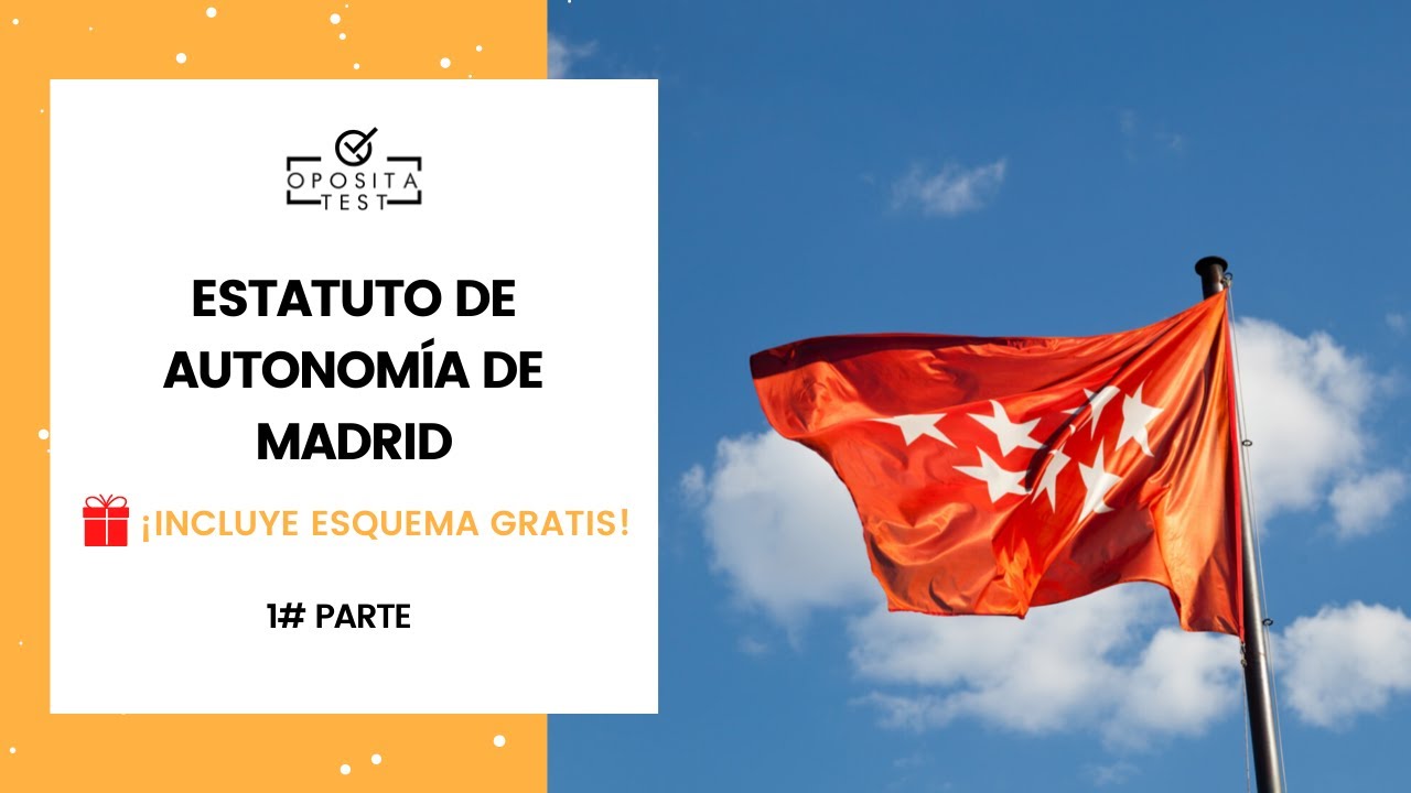 esquema resumen estatuto de autonomia de la comunidad de madrid