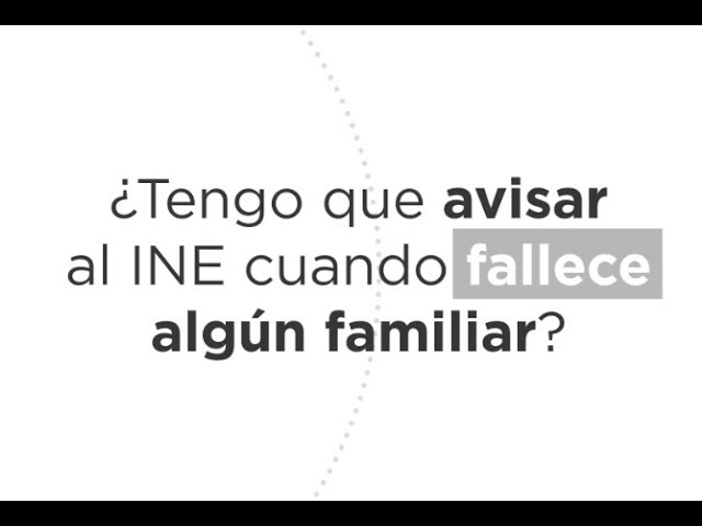 he recibido una carta certificada del ine