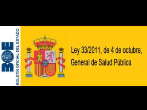 ley 33/2011 de 4 de octubre general de salud pública