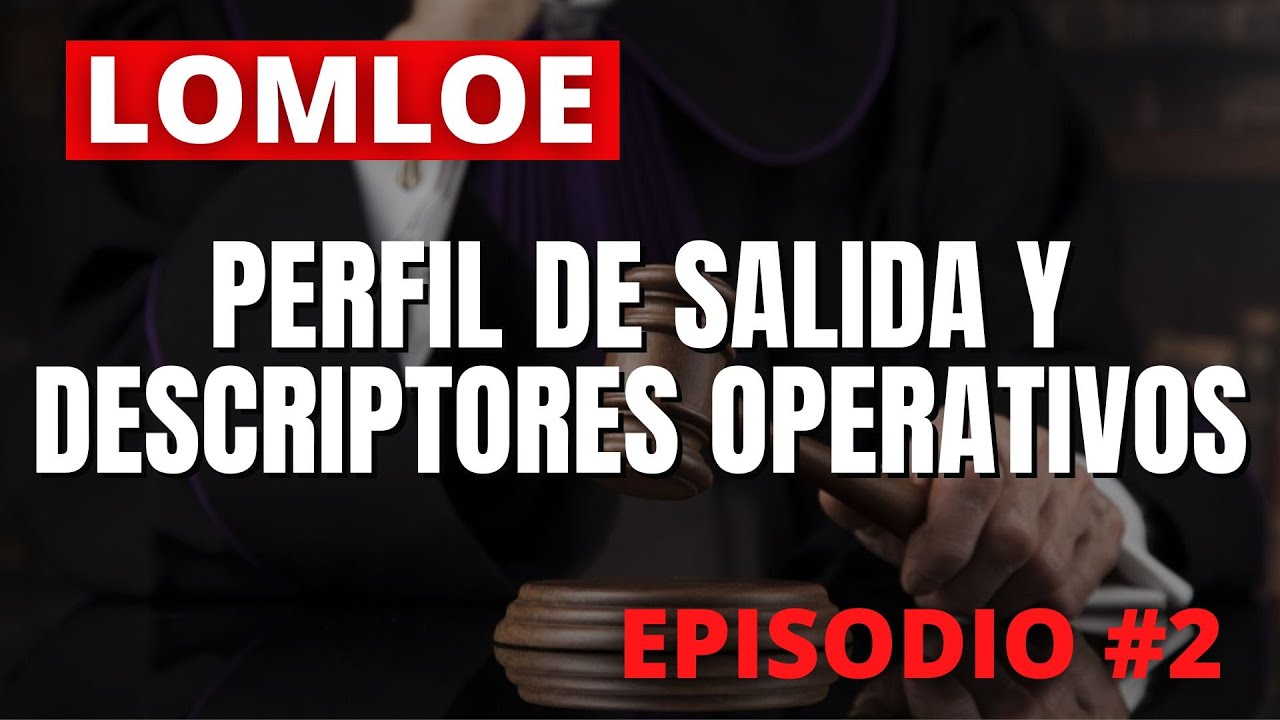 perfil de salida del alumnado lomloe